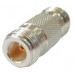 Adaptador Barril conector N Hembra a N Hembra